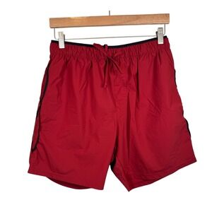 Brutal Buddha‎ Shorts Red Yoga Comfort Lined Stretch Gym Workout Training Men XL